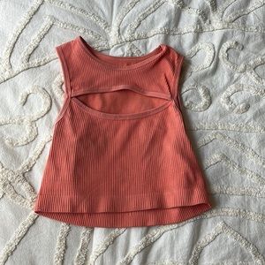 Urban Outfitters Out From Under Coral Cutout Tank